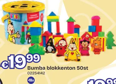 Promotie: Blokkenton 50st