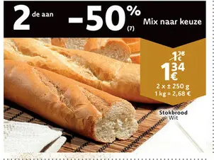 Promotie: Stokbrood Wit