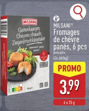 Offre: Fromages de chèvre panés