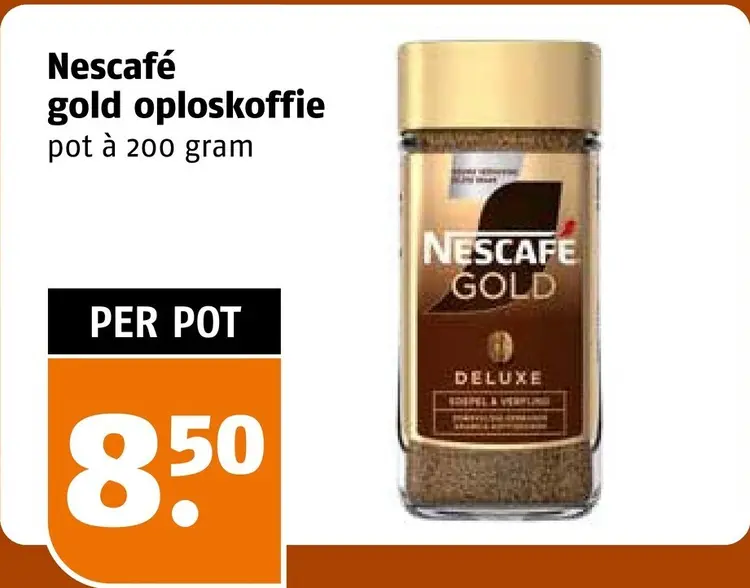 Aanbieding: Gold oploskoffie