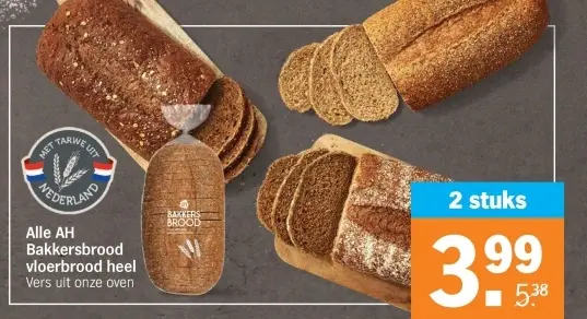 Aanbieding: Bakkersbrood vloerbrood heel