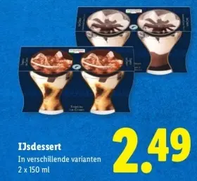 Aanbieding: IJsdessert