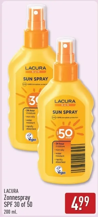 Aanbieding: Zonnespray SPF 30 of 50
