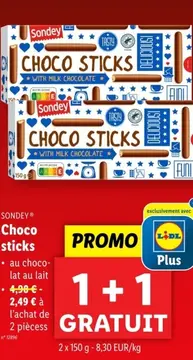 Offre: Choco sticks