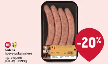 Aanbieding: Ardens hoevevarkensvlees