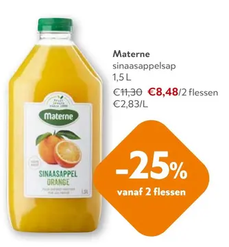 Aanbieding: sinaasappelsap