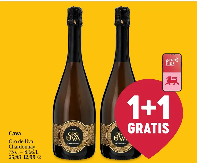Promotie: Cava Oro de Uva Chardonnay