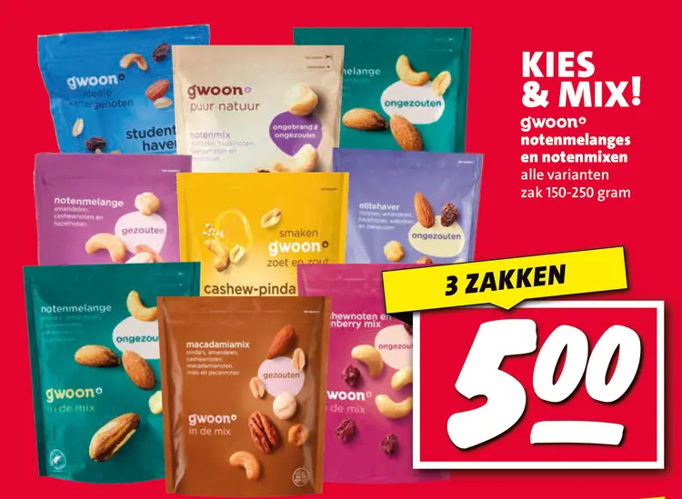 Aanbieding: Notenmelanges en notenmixen