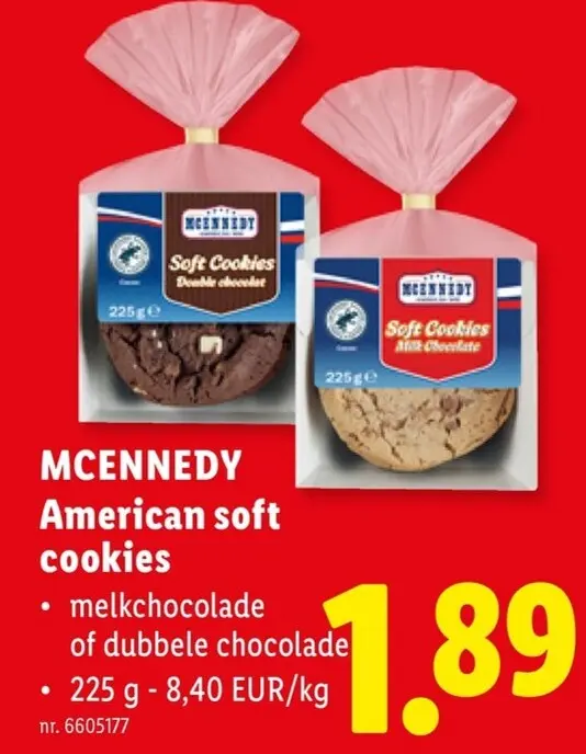 Promotie: American soft cookies