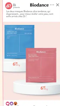 Offre: Les deux masques Biodance