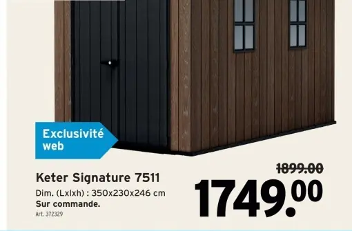 Offre: Keter Signature 7511