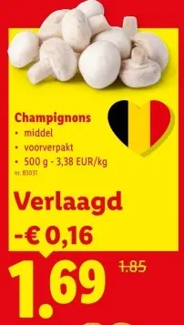 Promotie: Champignons