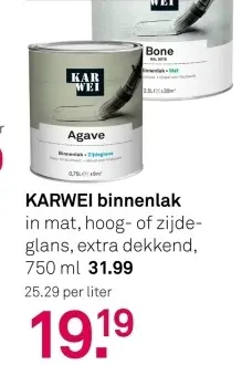 Aanbieding: binnenlak