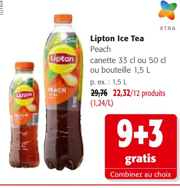 Offre: Lipton Ice Tea Peach