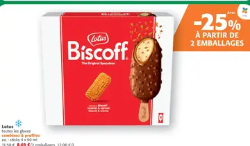 Offre: Lotus toutes les glaces