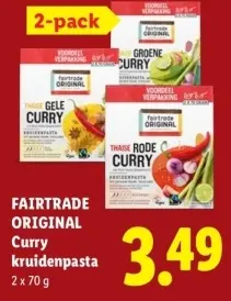 Aanbieding: Curry kruidenpasta