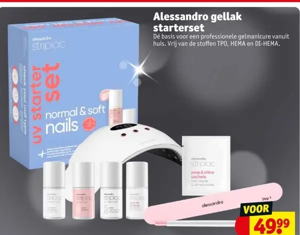 Aanbieding: Alessandro gellak starterset