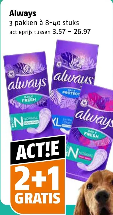 Aanbieding: Maandverband