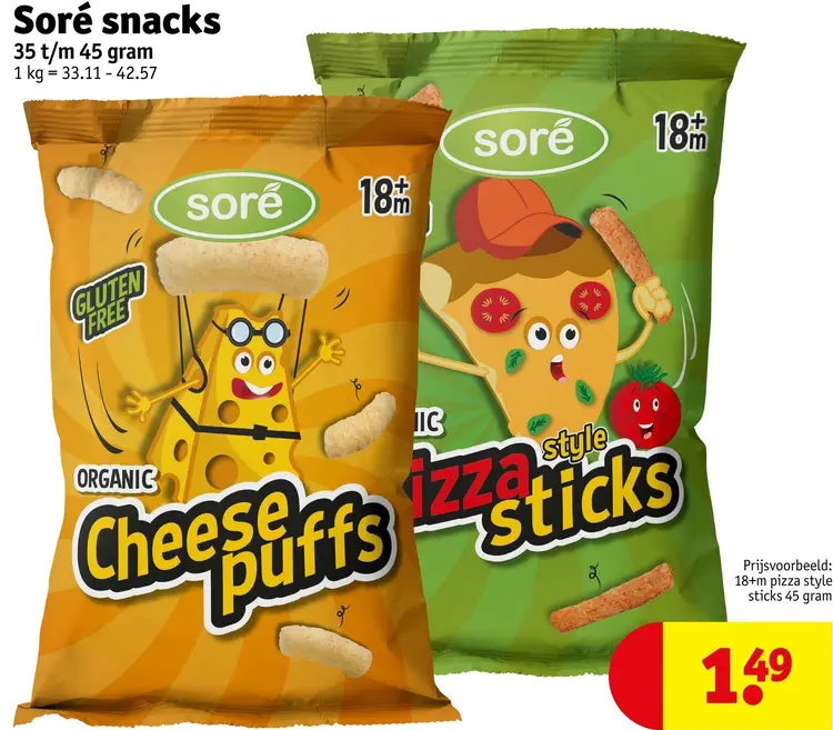 Promotie: Soré Snacks