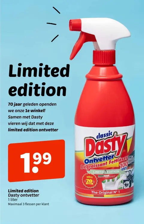 Promotie: Dasty ontvetter