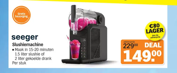 Promotie: Slushiemachine