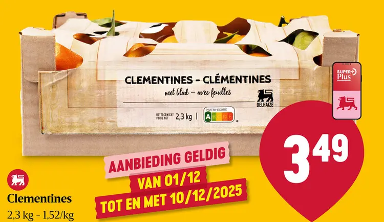 Promotie: Clementijnen