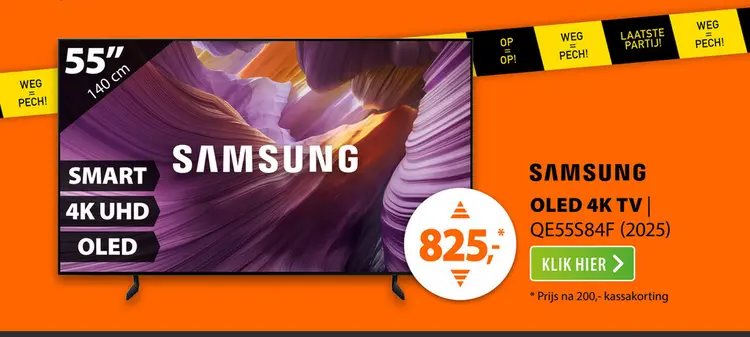 Aanbieding: Samsung OLED 4K 55S84F (2025)