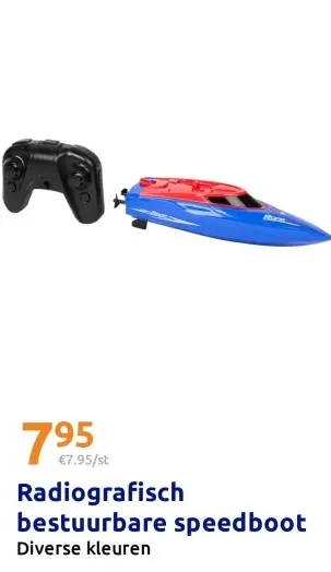 Aanbieding: Radiografisch bestuurbare speedboot