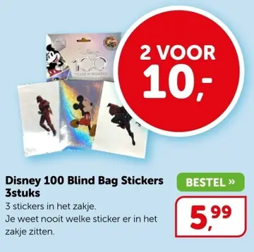 Aanbieding: Disney 100 Blind Bag Stickers