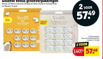 Aanbieding: Gillette Venus grootverpakkingen