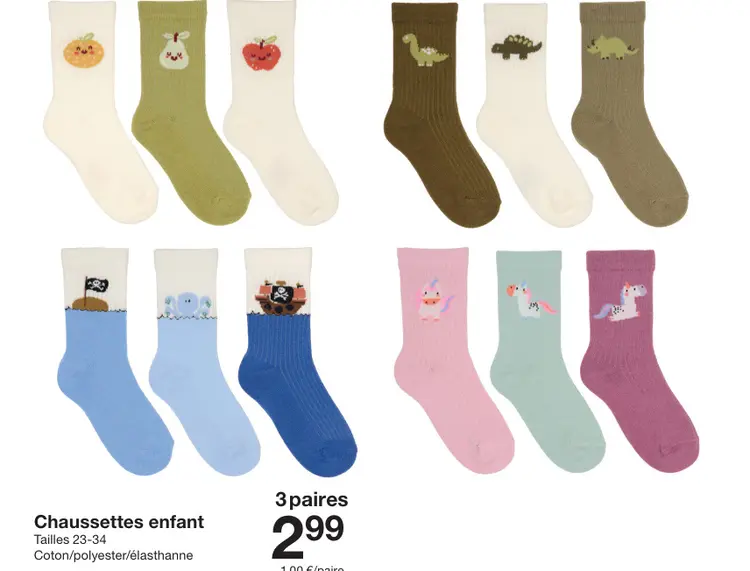 Offre: Chaussettes enfant