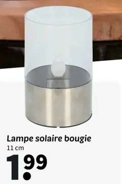Offre: Lampe solaire bougie
