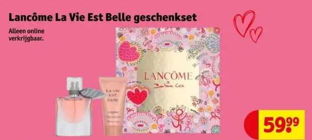 Promotie: La Vie Est Belle geschenkset