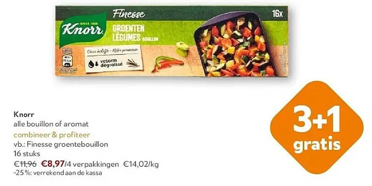 Promotie: Finesse groentebouillon