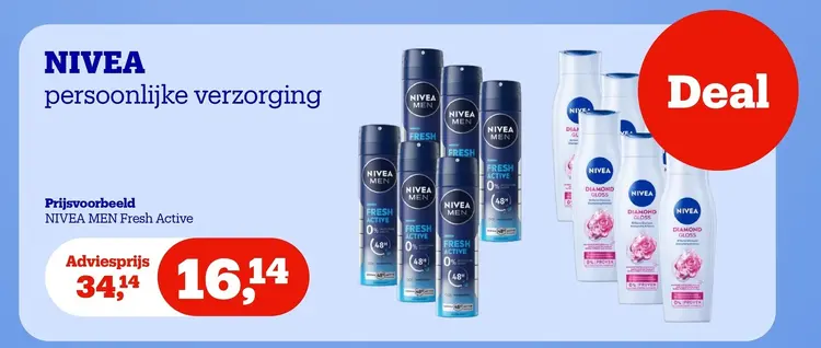 Aanbieding: NIVEA persoonlijke verzorging