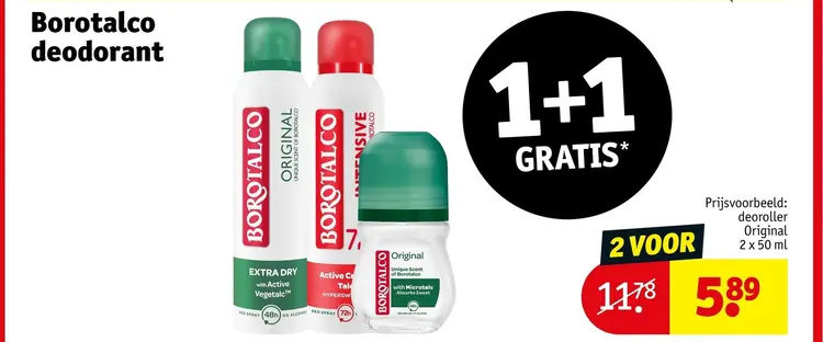 Aanbieding: Borotalco deodorant