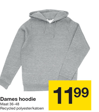 Aanbieding: Dames hoodie