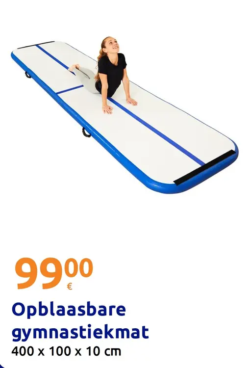 Promotie: Opblaasbare gymnastiekmat