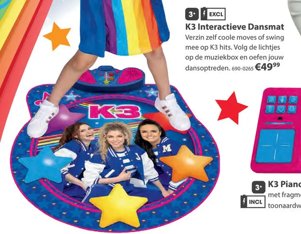 Aanbieding: K3 Interactieve dansmat