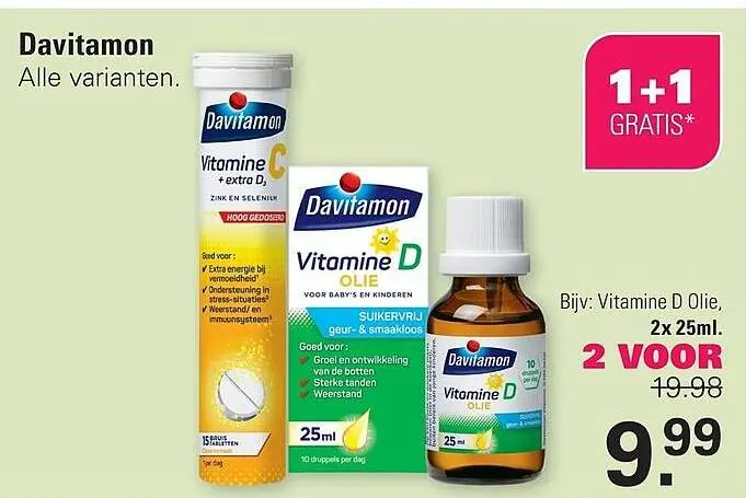 Aanbieding: Davitamon Alle varianten