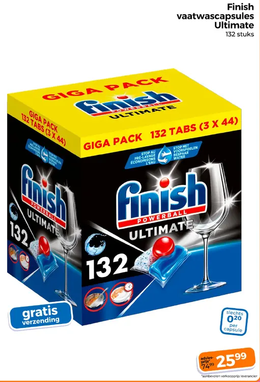 Aanbieding: Vaatwascapsules Ultimate