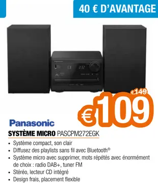 Offre: Système micro pascpm272egk