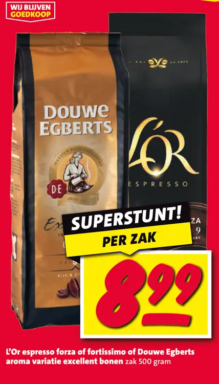 Aanbieding: L'Or espresso forza of fortissimo of Douwe Eg