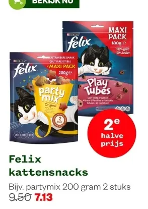 Aanbieding: Felix kattensnacks