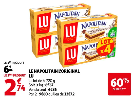 Promotie: Napolitain l'original