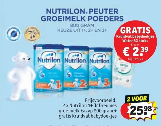 Promotie: Peuter Groeimelk Poeders