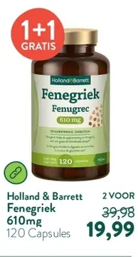 Aanbieding: Holland & Barrett Fenegriek