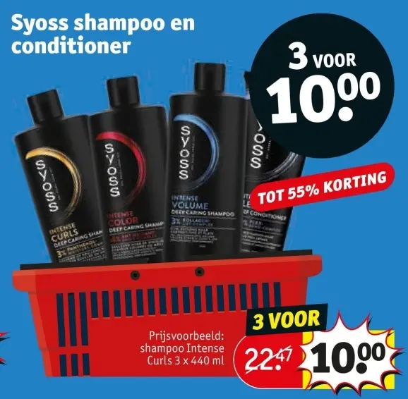 Aanbieding: Syoss shampoo en conditioner