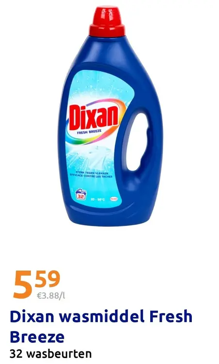Promotie: Dixan wasmiddel Fresh Breeze