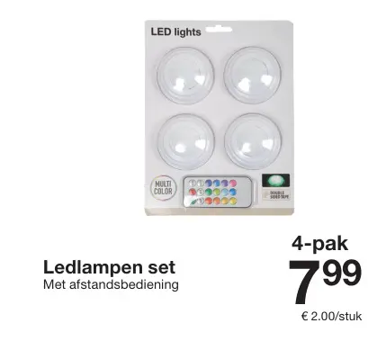 Aanbieding: Ledlampen set